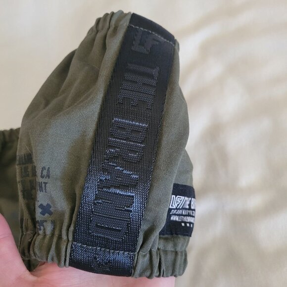 LF The Brand Army Green Graphic Print Bandeau Tube Top Small - Picture 8 of 10